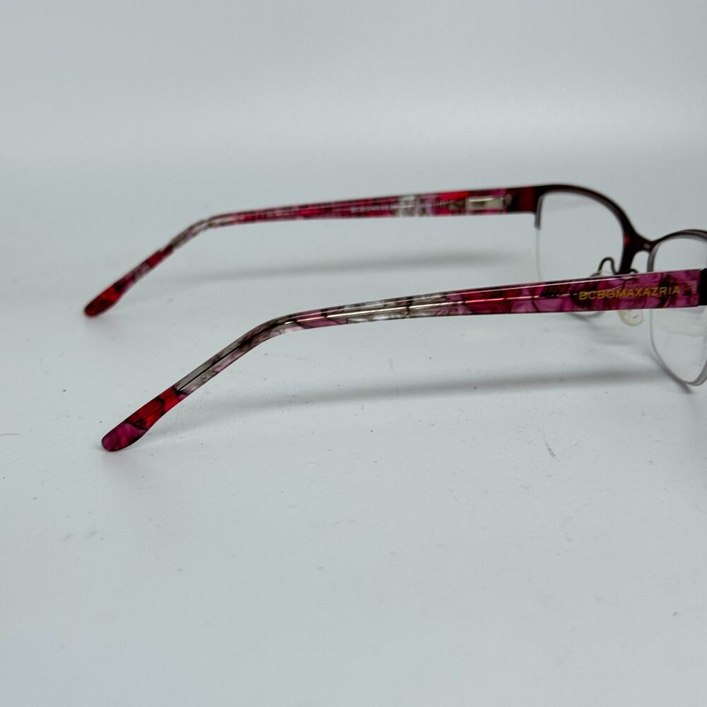 BCBGMaxazria Kana Wine Eyeglasses Frames Womens Pink red 53 17 135 H17628 - Picture 4 of 7